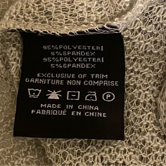 Charlie Paige Women’s Open Cardigan Lightweight Sweater One Size See-Through - Picture 6 of 7